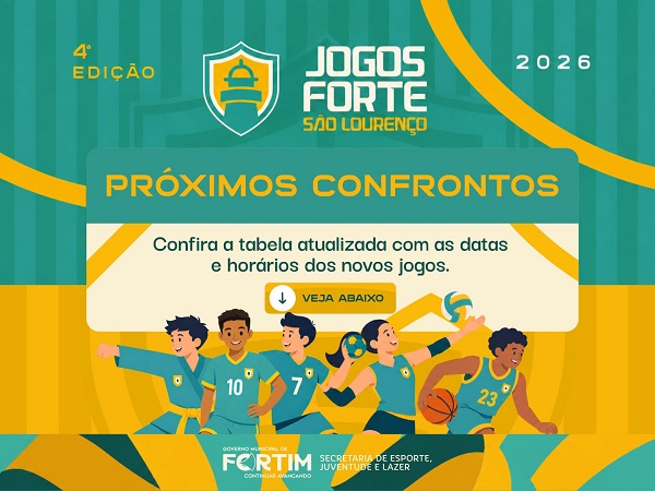EMOÇÃO EM ALTA: 4ª EDIÇÃO DOS JOGOS FORTE SÃO LOURENÇO 2026!