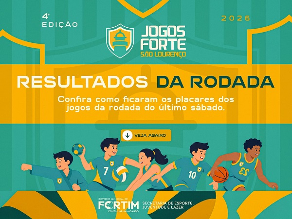 RESULTADOS DA 4ª EDIÇÃO DOS JOGOS FORTE - SÃO LOURENÇO 2026