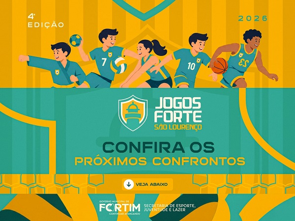 JOGOS FORTE SÃO LOURENÇO 2026: 2ª FASE DO FUTSAL AGITA O GINÁSIO NARCISO PESSOA