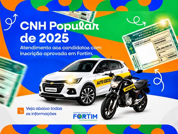 CNH POPULAR: DETRAN-CE INICIA ATENDIMENTO AOS CANDIDATOS COM INSCRIÇÕES APROVAD [...]