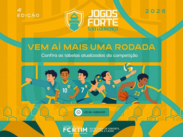 4ª EDIÇÃO DOS JOGOS FORTE SÃO LOURENÇO AGITA O ESPORTE NESTE SÁBADO!