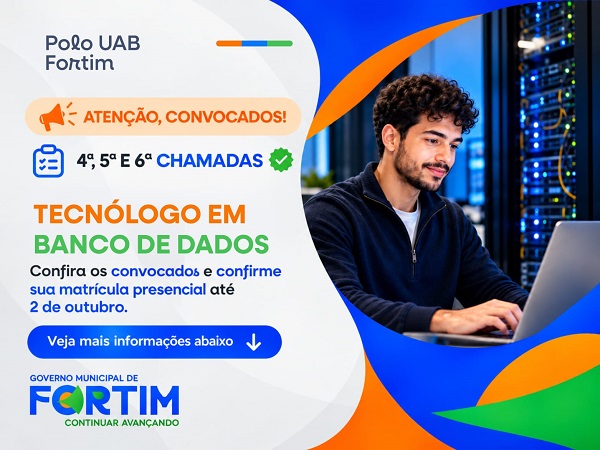 CONVOCAÇÃO PARA CONFIRMAÇÃO PRESENCIAL DE MATRÍCULA